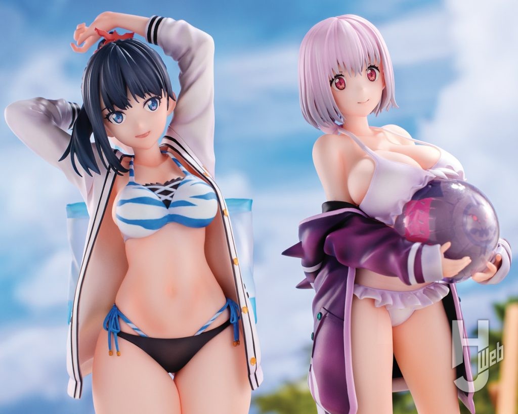 フィギュア新製品「新条アカネ、宝多 六花」のディスプレイ画像