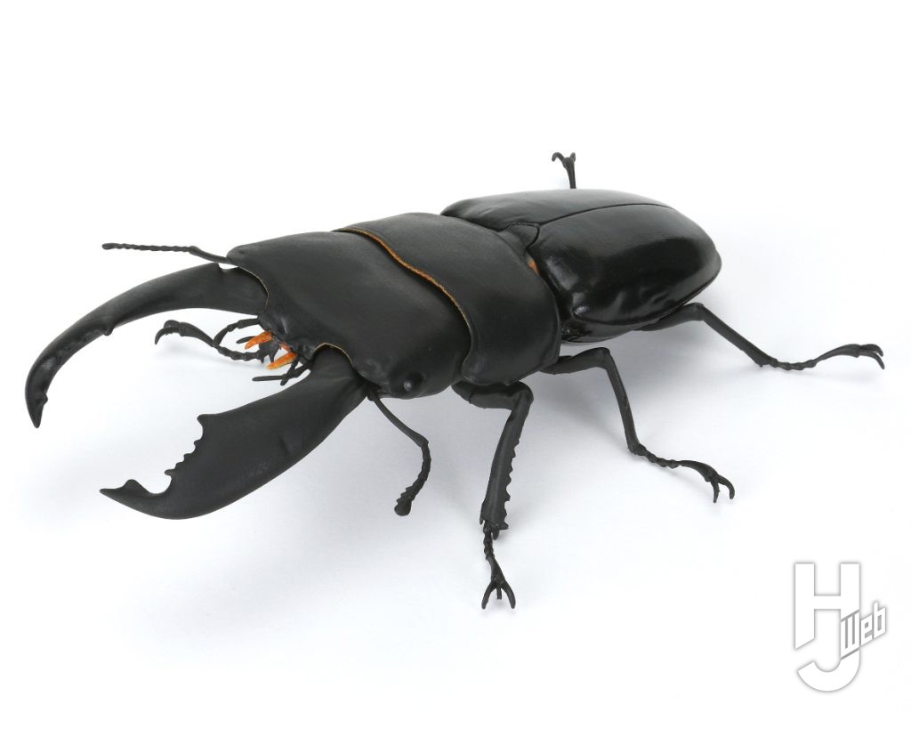 内歯上がりのスマトラオオヒラタクワガタのカプセルフィギュアの画像
