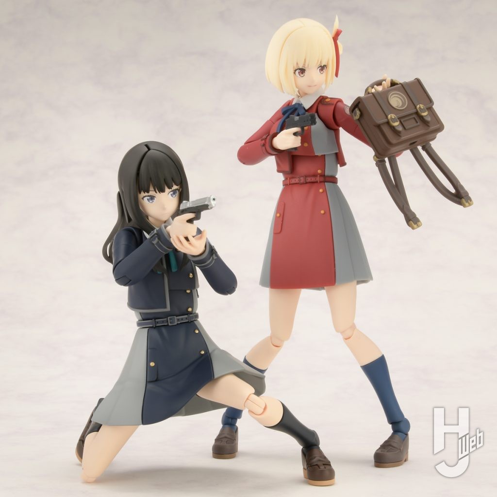 錦木千束と井ノ上たきなのプラモデルのイメージ画像その1