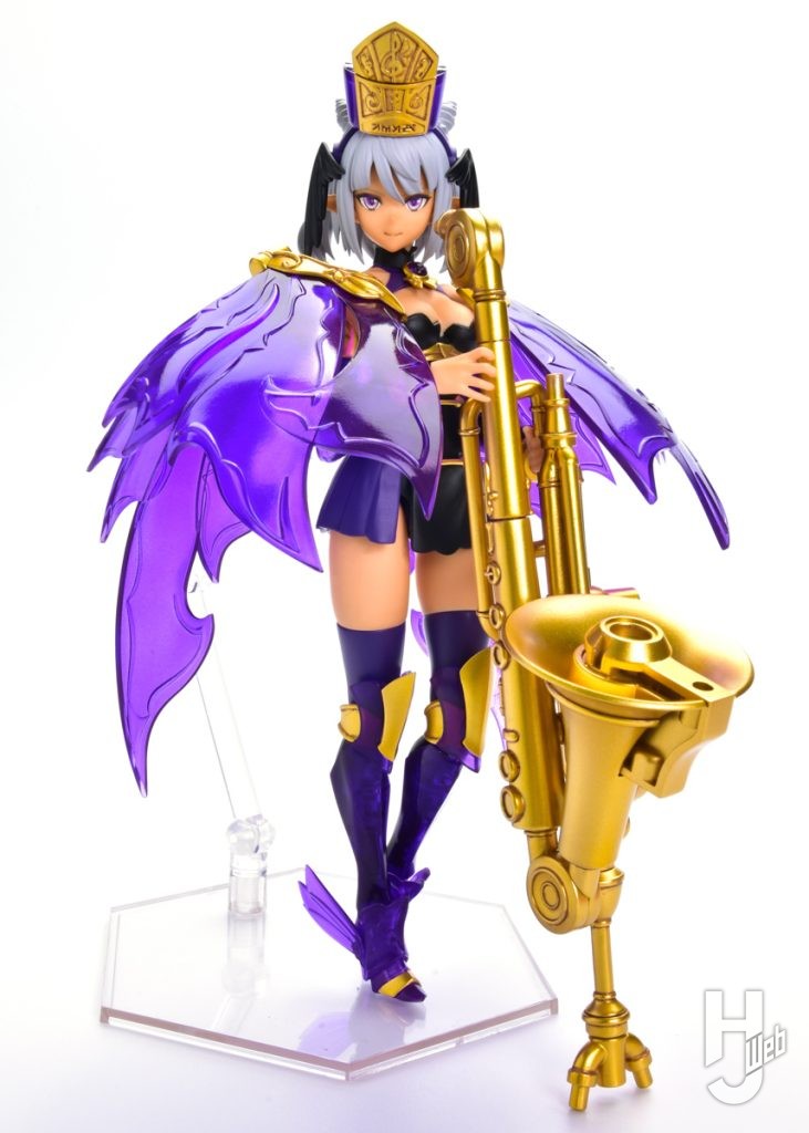 闇妖精騎士グリムリンデのプラモデルの全体画像