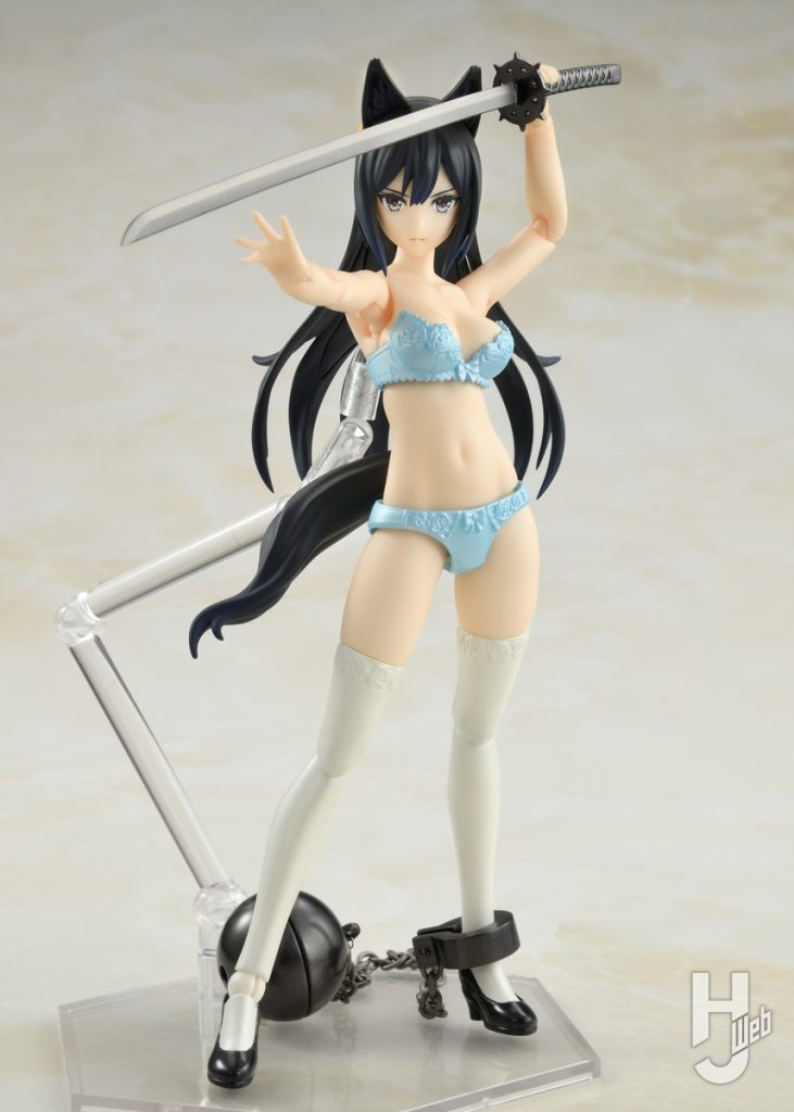 下着素体娘ランのプラモデルの画像