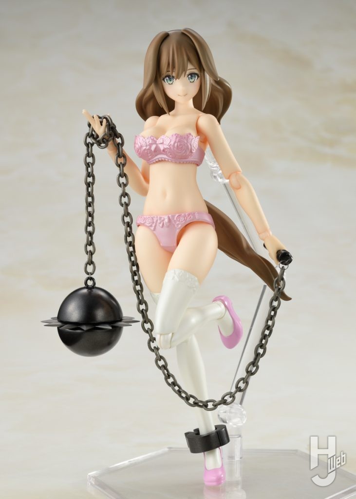 下着素体娘ジェリーのプラモデルの画像