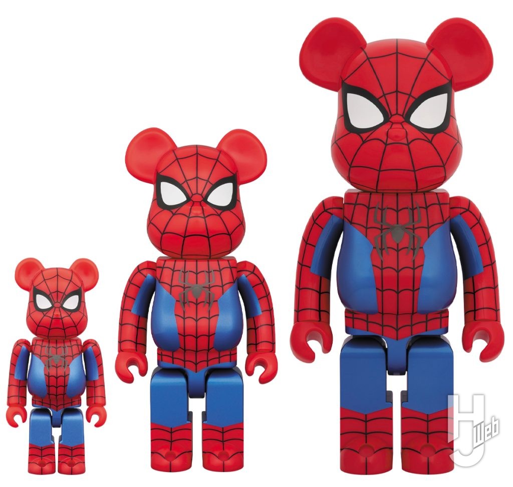 スパイダーマンのベアブリックの画像