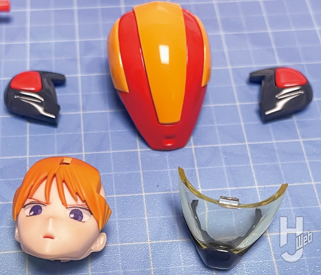エクレア製作「プルツー」製作途中頭部