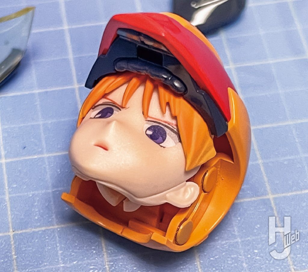 エクレア製作「プルツー」製作途中頭部2