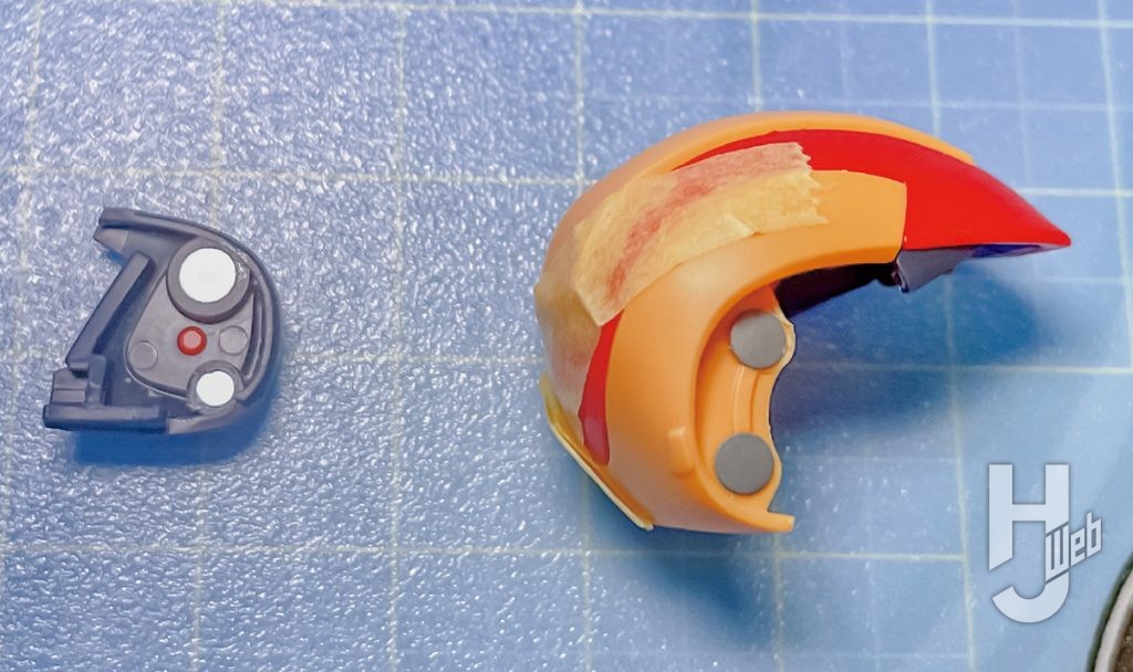 エクレア製作「プルツー」製作途中頭部3