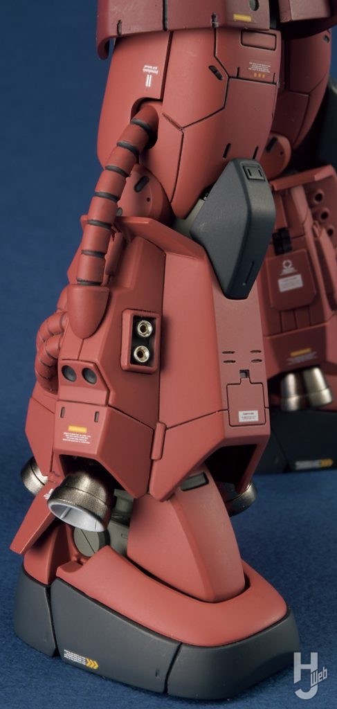 アーリーチョップ!!!製作「MS-06R-1A シャア専用高機動型ザクII」右足