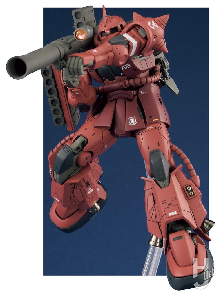 アーリーチョップ!!!製作「MS-06R-1A シャア専用高機動型ザクII」バズーカ構え