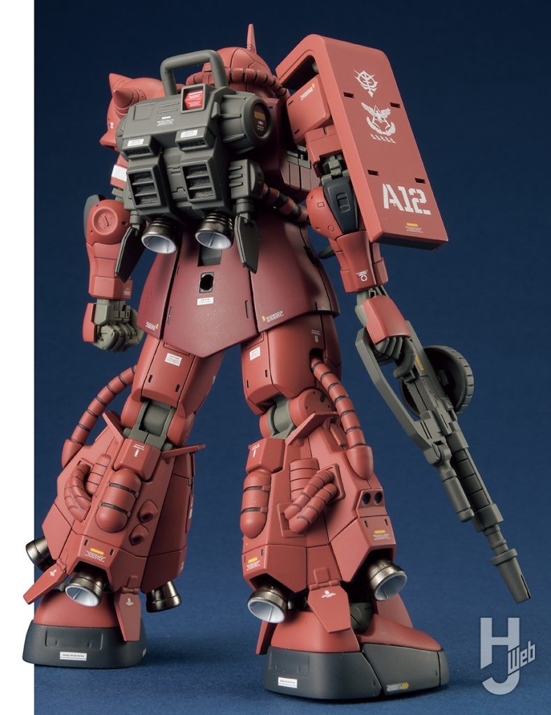 アーリーチョップ!!!製作「MS-06R-1A シャア専用高機動型ザクII」背面