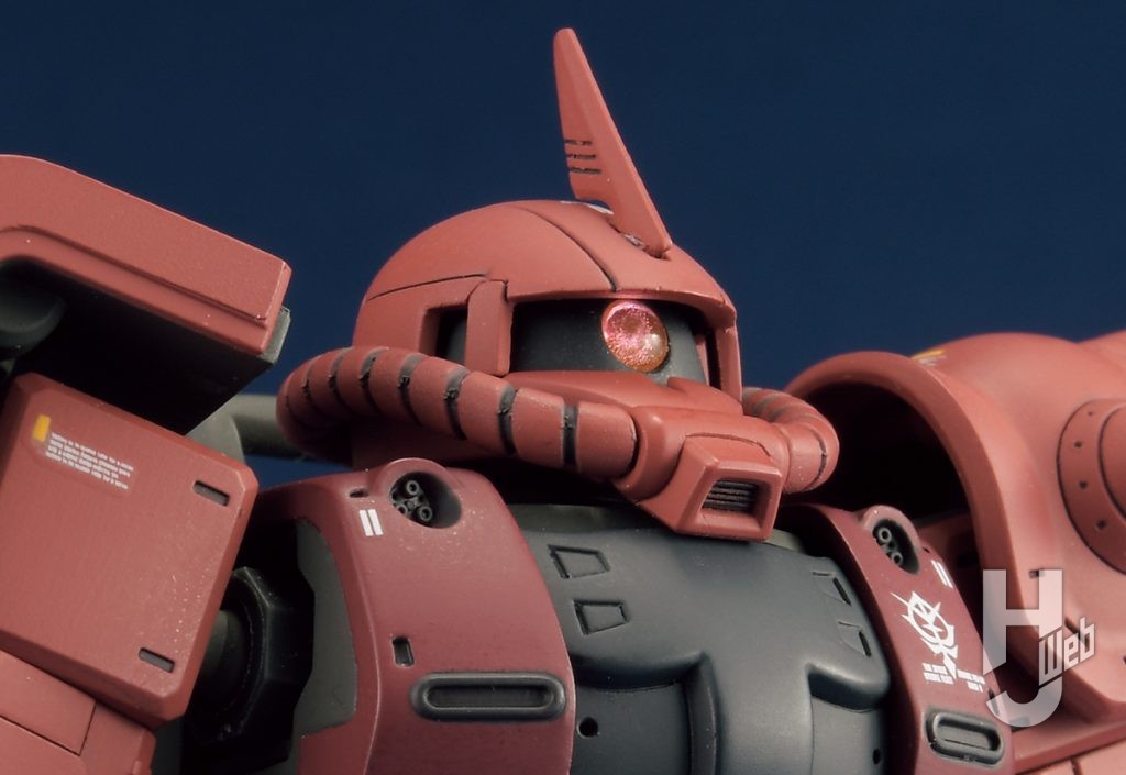 アーリーチョップ!!!製作「MS-06R-1A シャア専用高機動型ザクII」上半身アップ