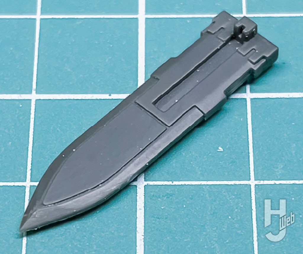 えぬせ製作「HG デスルター」ヒートナイフ製作途中