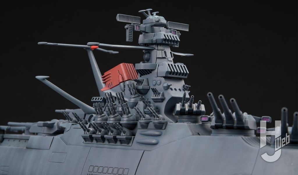 更井廣志製作「1/700スケールプラモデル 宇宙戦艦ヤマト［放映50周年 庵野秀明プロデュース版］」艦橋のレーダー