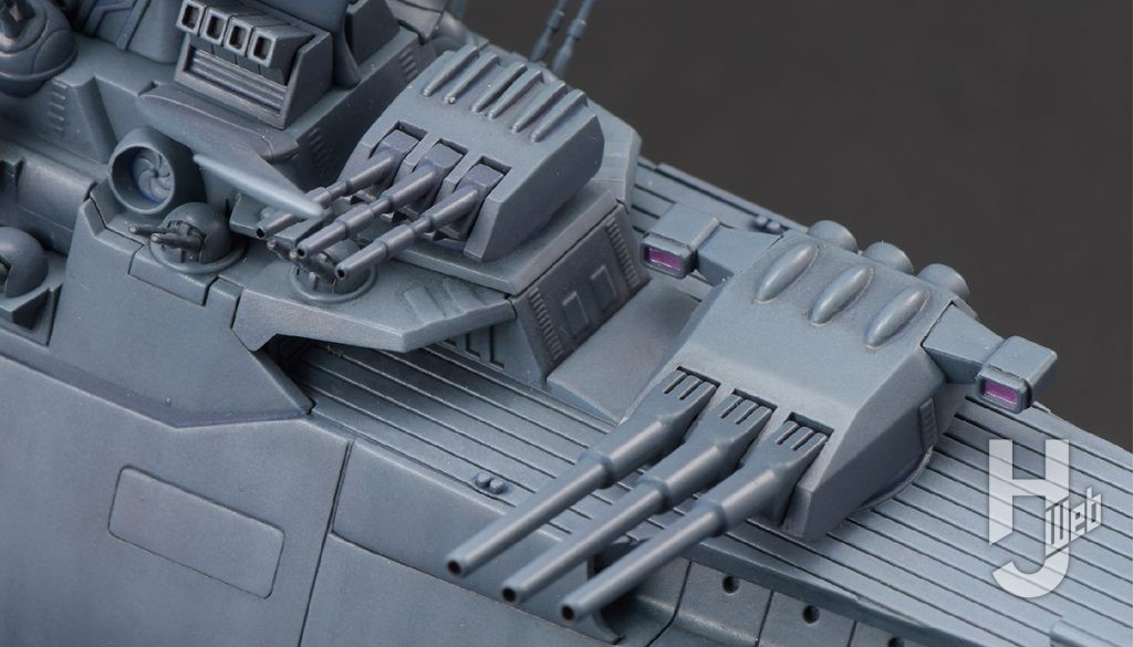 更井廣志製作「1/700スケールプラモデル 宇宙戦艦ヤマト［放映50周年 庵野秀明プロデュース版］」副砲