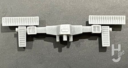 更井廣志製作「1/700スケールプラモデル 宇宙戦艦ヤマト［放映50周年 庵野秀明プロデュース版］」艦橋のレーダー製作途中