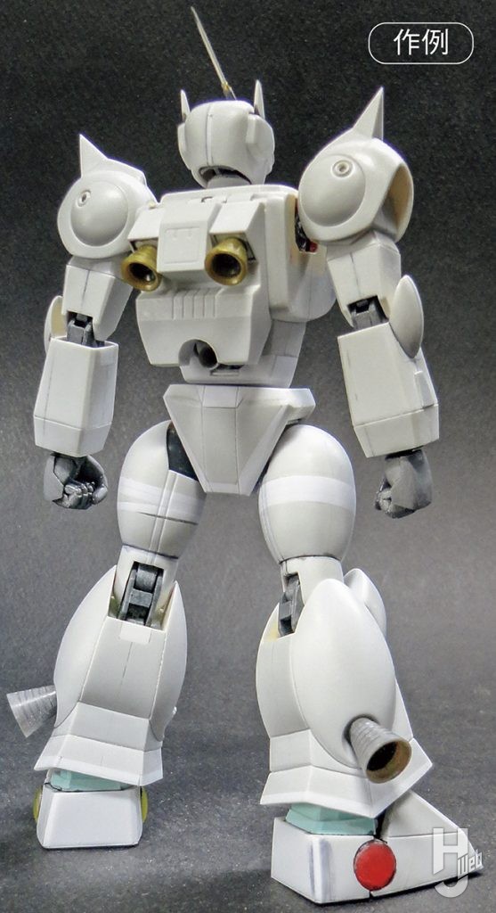 田仲正樹製作「ネオファム」製作途中素組み比較背面