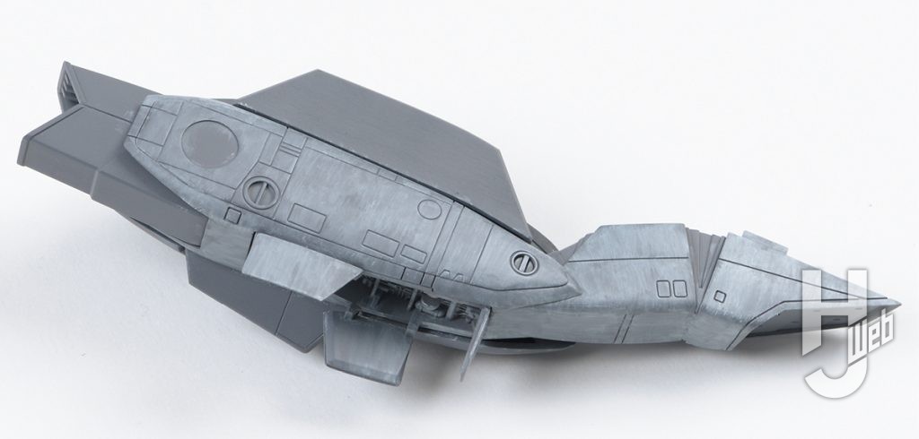 清水圭製作「PLAMAX VF-1S ストライクファイターバルキリー マクシミリアン・ジーナス」機体色「白」の塗装３