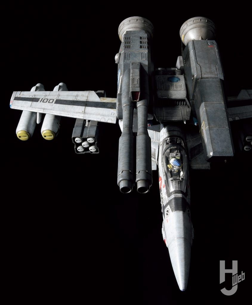 清水圭製作「PLAMAX VF-1S ストライクファイターバルキリー マクシミリアン・ジーナス」黒