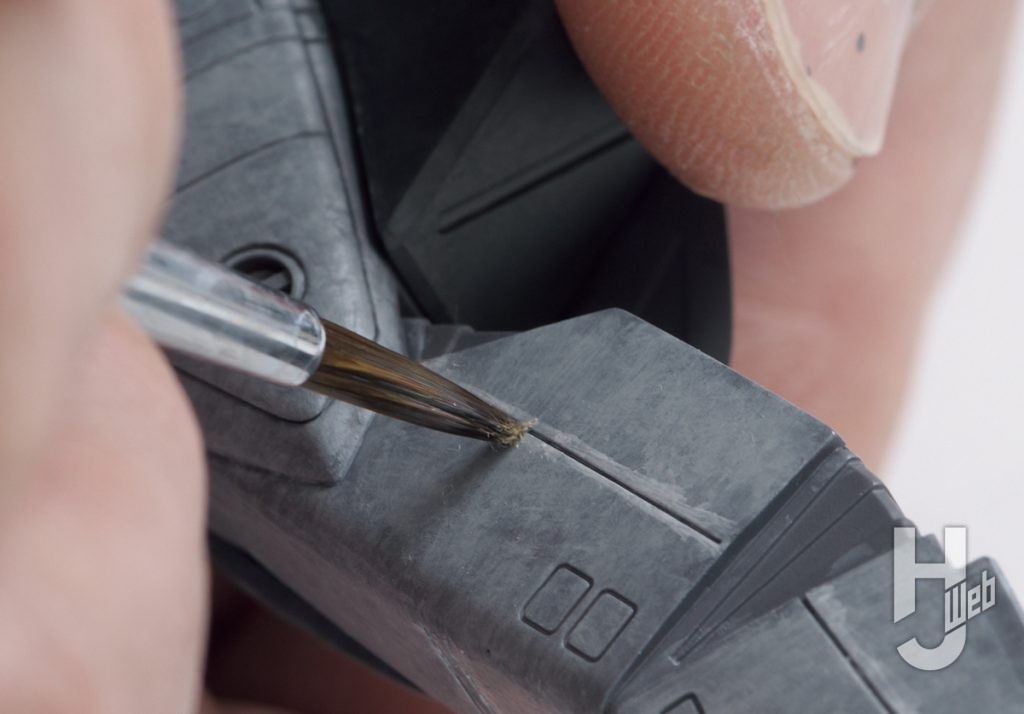 清水圭製作「PLAMAX VF-1S ストライクファイターバルキリー マクシミリアン・ジーナス」スタンピング５