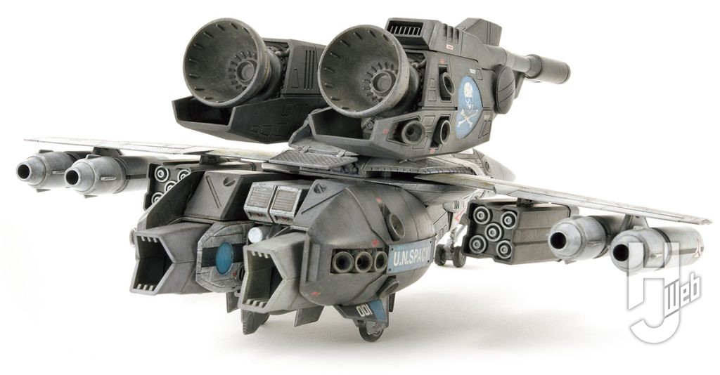 清水圭製作「PLAMAX VF-1S ストライクファイターバルキリー マクシミリアン・ジーナス」背面
