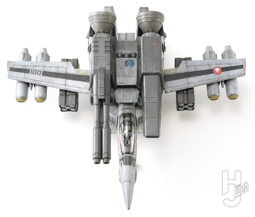 清水圭製作「PLAMAX VF-1S ストライクファイターバルキリー マクシミリアン・ジーナス」上面
