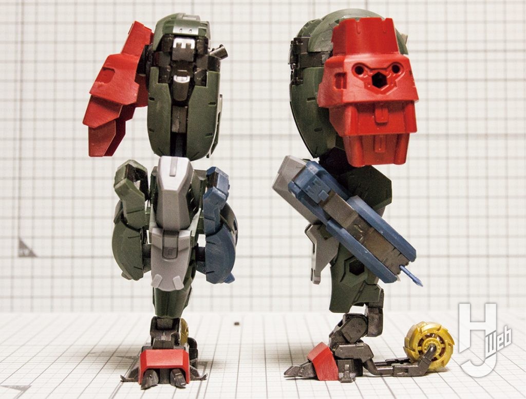 Re-ta製作ヘキサギア「バルクアームλ ブルザルグ」製作途中足