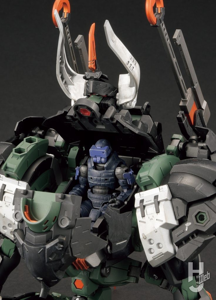 Re-ta製作ヘキサギア「バルクアームλ ブルザルグ」ハッチオープン