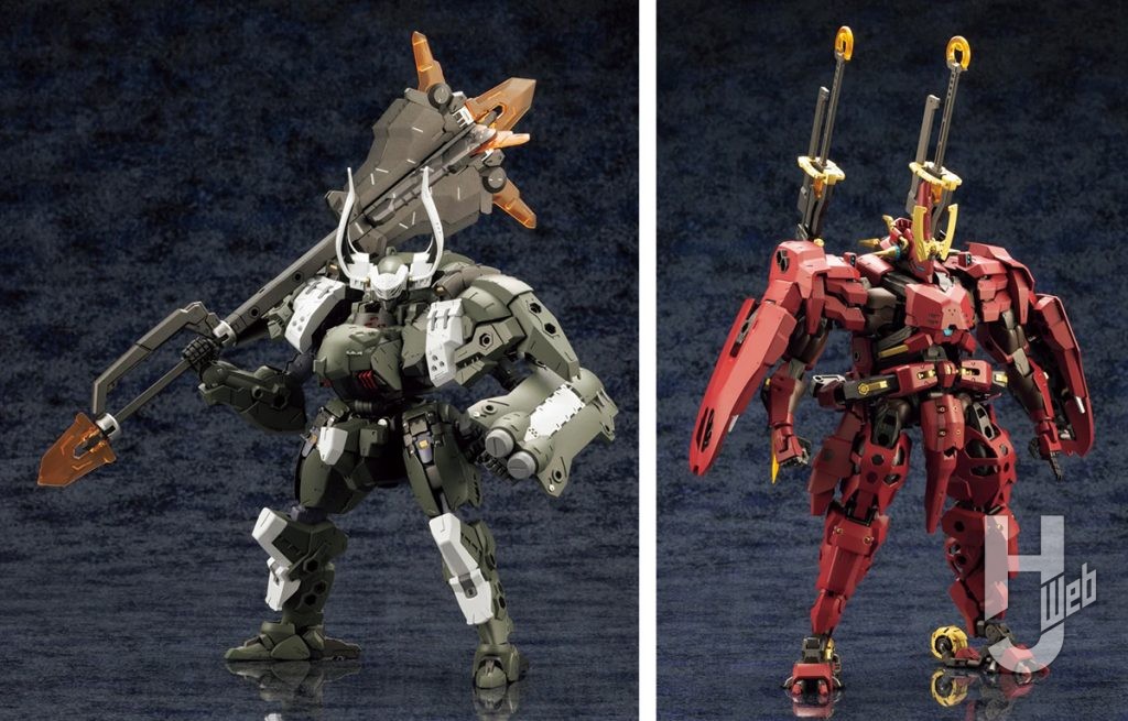 ヘキサギアのウルフザルグと武威登龍 “凱風快晴”