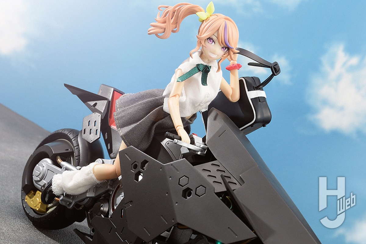 美少女×バイク！カッティングマシン「SDX1000」と布製衣装で「創