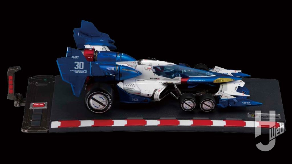 スーパーアスラーダ01のフィギュアの台座の画像