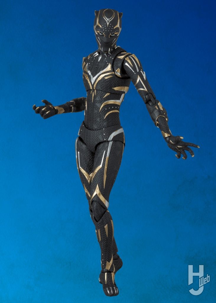 ブラックパンサーの可動フィギュアのメイン画像