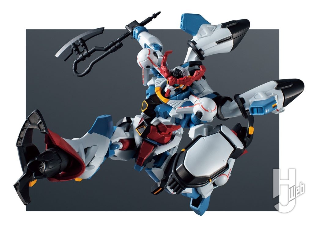 GUNDAM UNIVERSE　GQuuuuuuX可動域説明画像