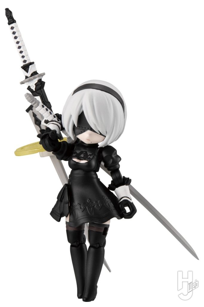 デスクトップアーミーの2Bのフィギュアの全体画像その1