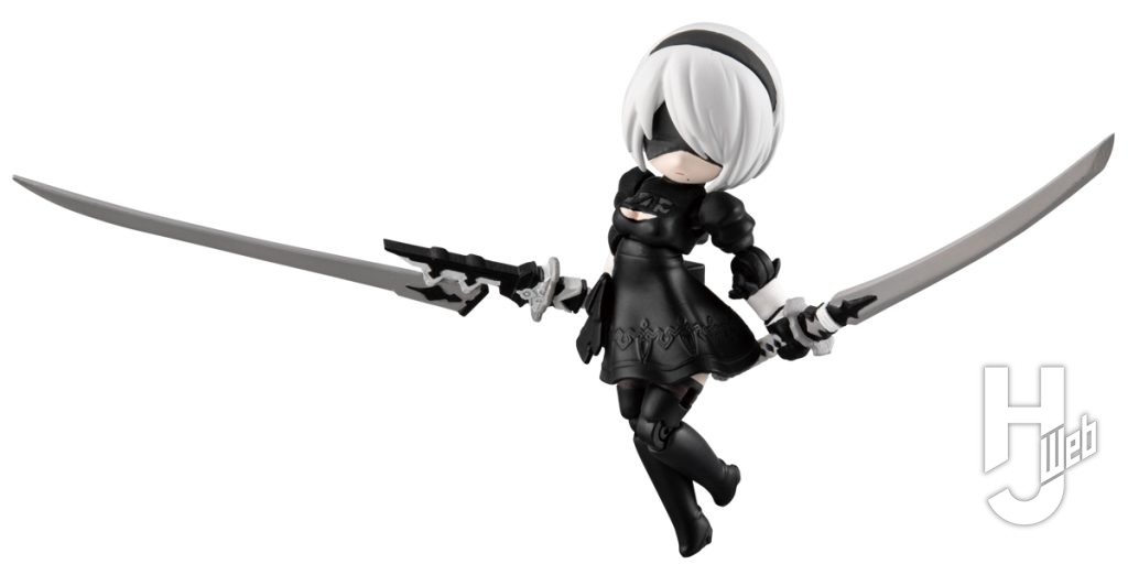デスクトップアーミーの2Bのフィギュアの全体画像その3