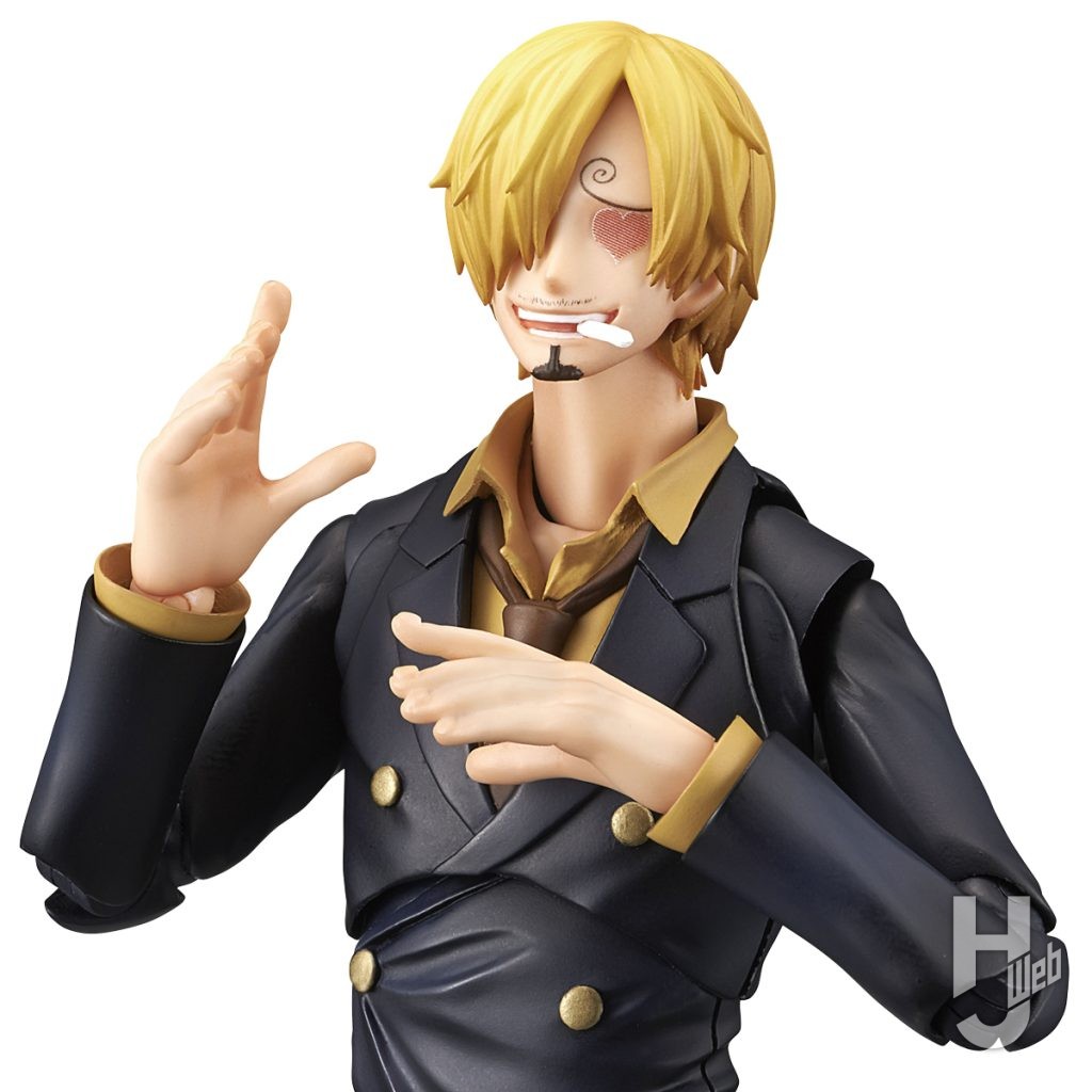 サンジのアクションフィギュアのアップ画像その1