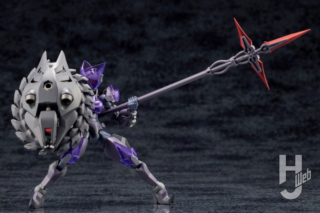ガバナー エクスアーマー タイプ：ビショップノワールのプラモデルの全体画像