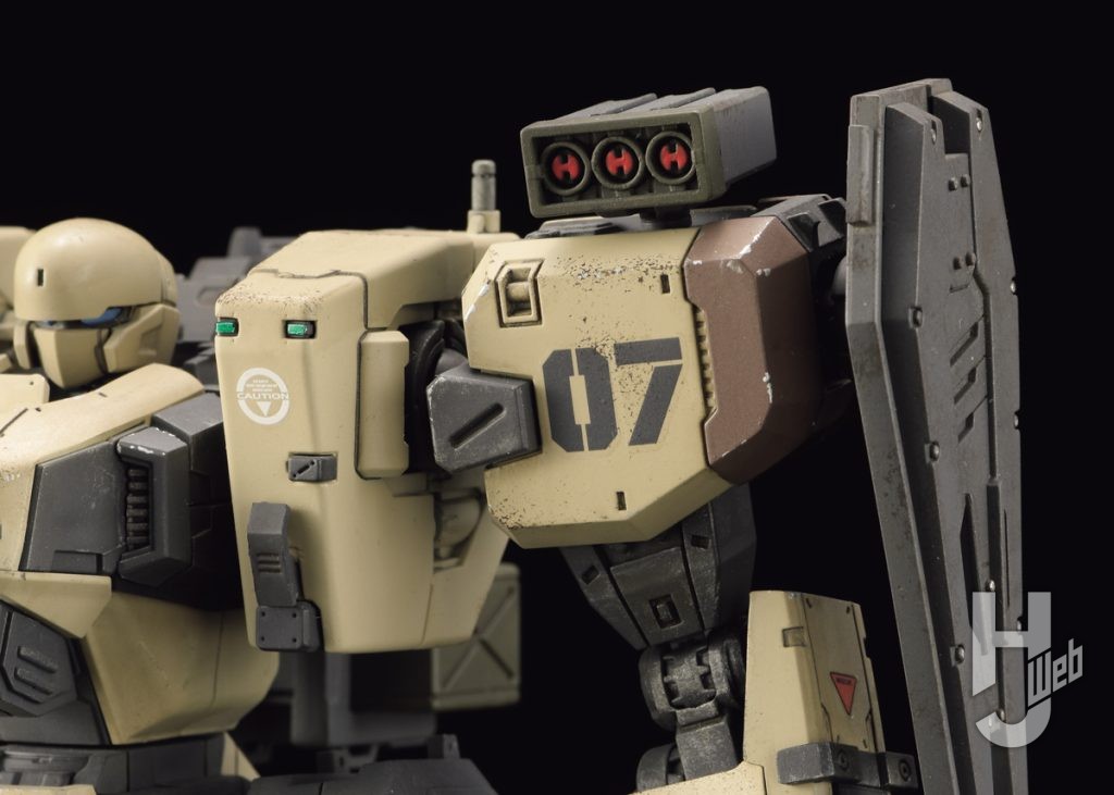 ゼニスVのプラモデルのアップ画像その1