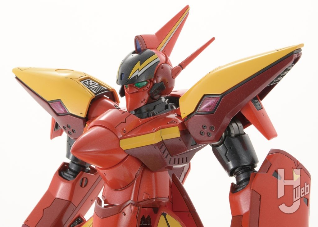 PLAMAX ファイヤーバルキリーのバストアップ画像（マスクあり）