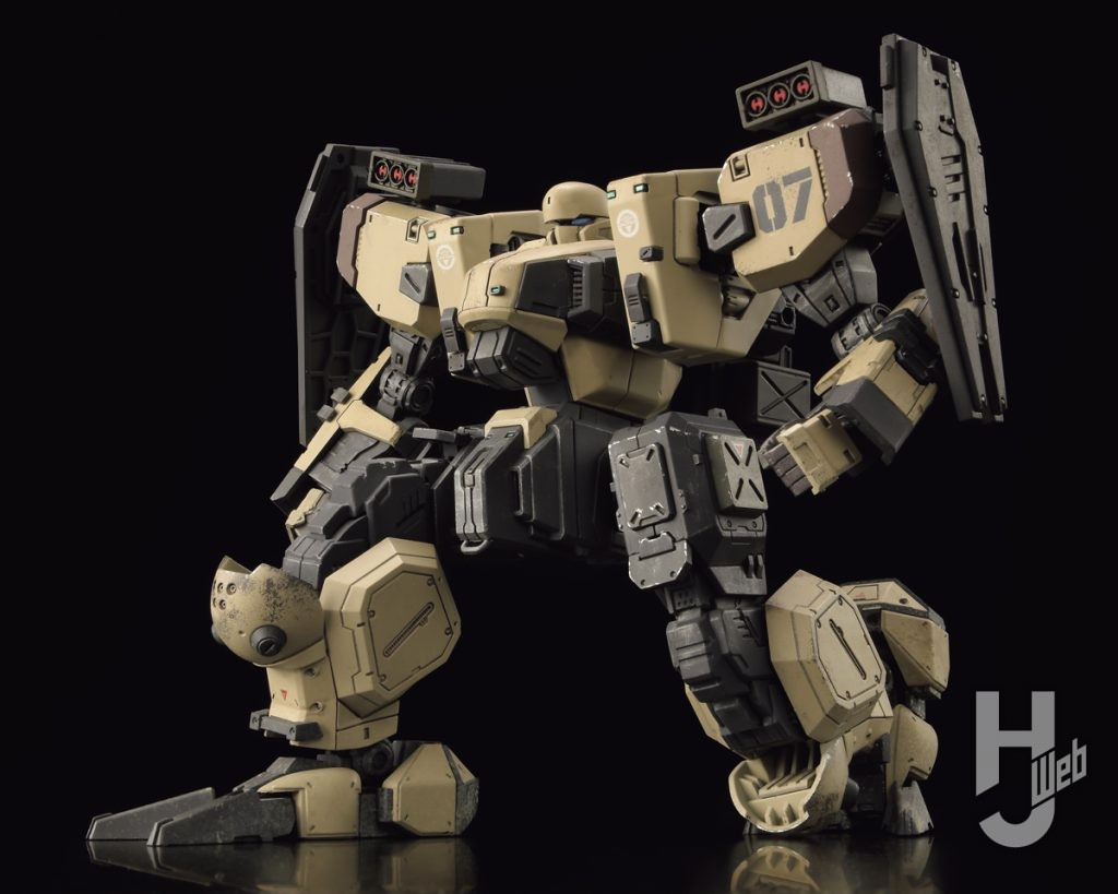ゼニスVのプラモデルの全体画像その3