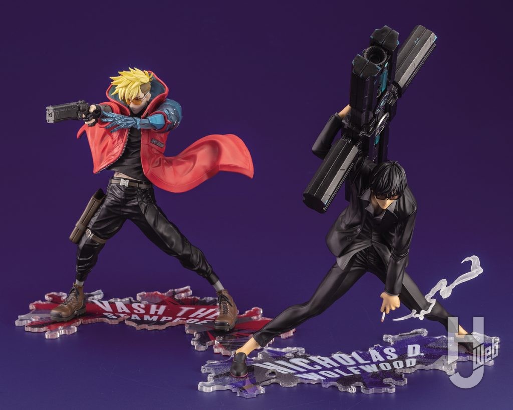 ニコラス・D・ウルフウッドとヴァッシュ・ザ・スタンピードのフィギュアの画像