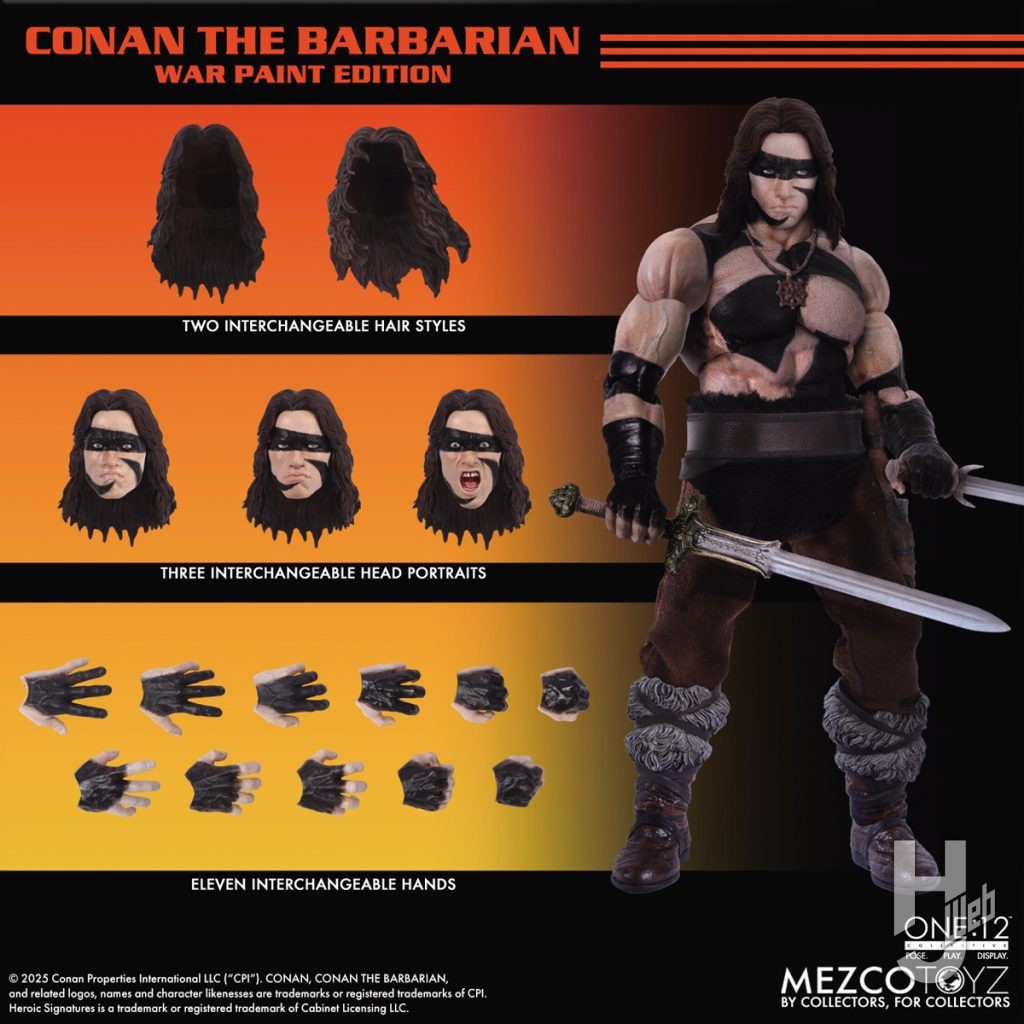 コナン・ザ・グレートの可動フィギュアのパーツの画像