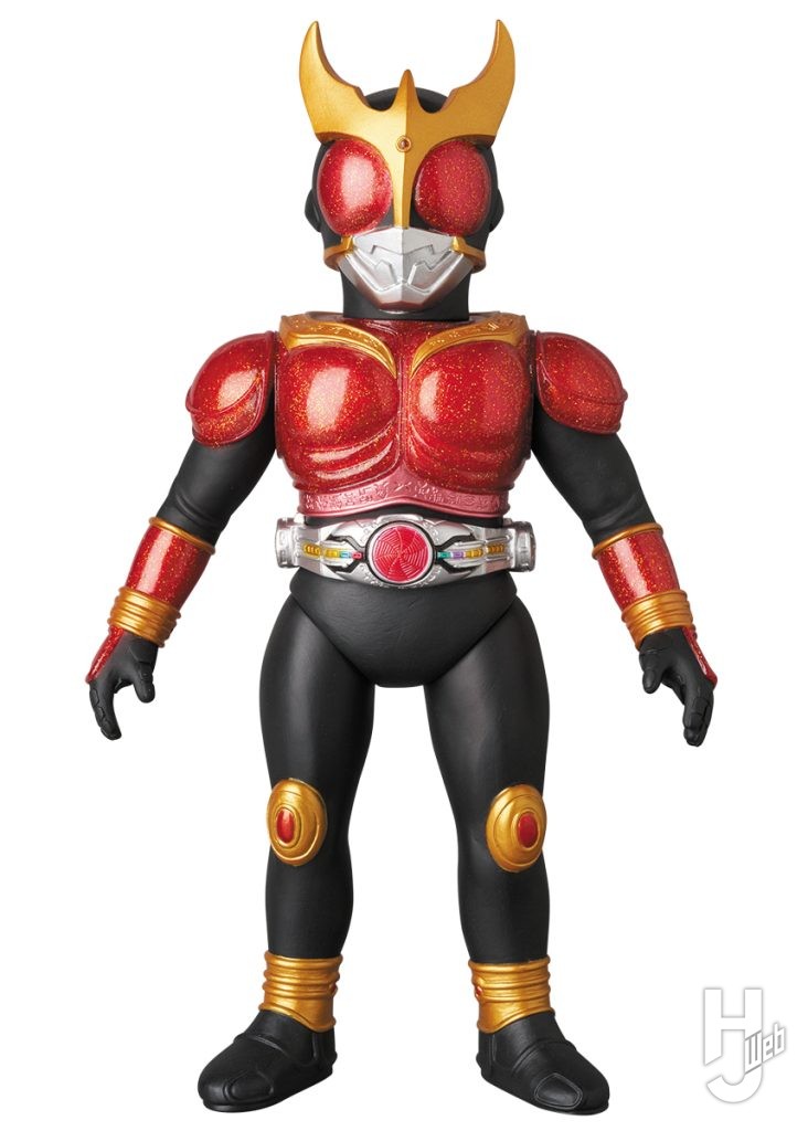 仮面ライダークウガのソフビフィギュアの画像