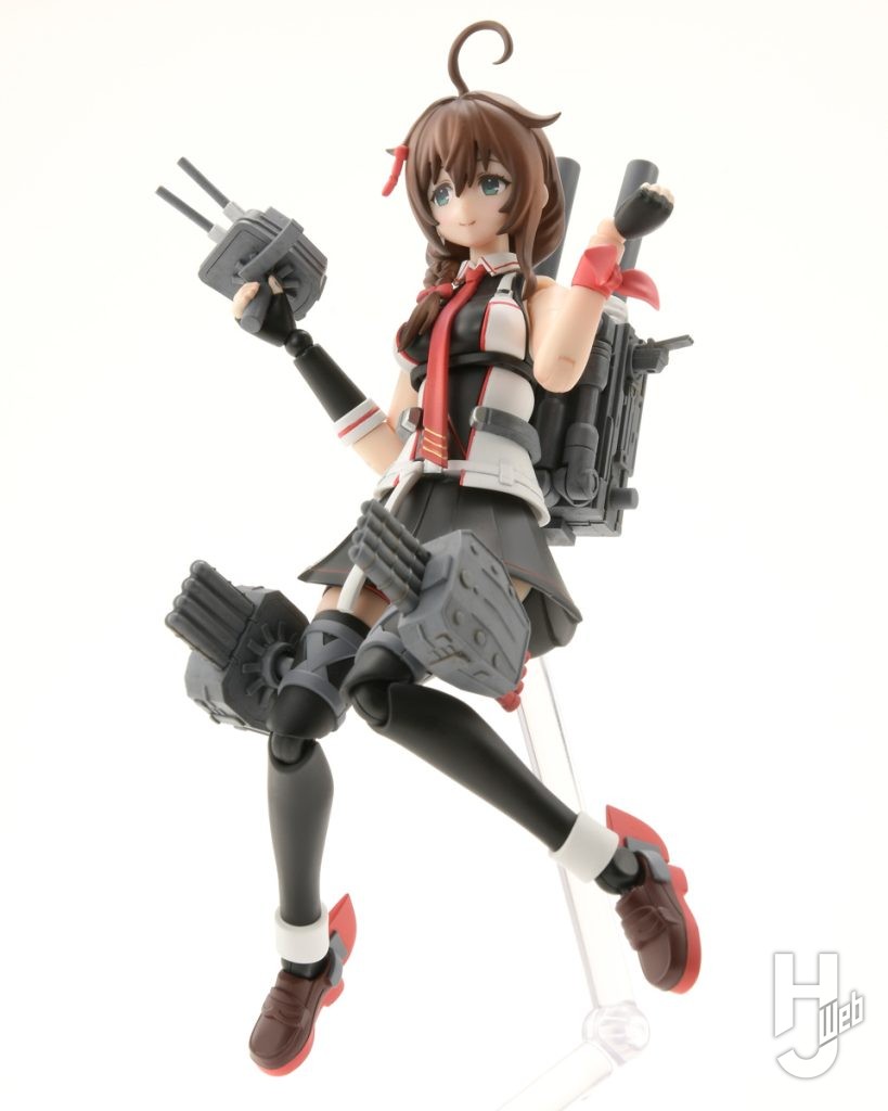 時雨改三のプラモデルの全体画像その3