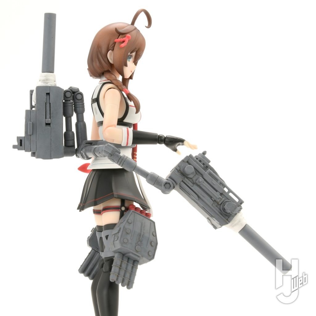 時雨改三のプラモデルのアップ画像その1