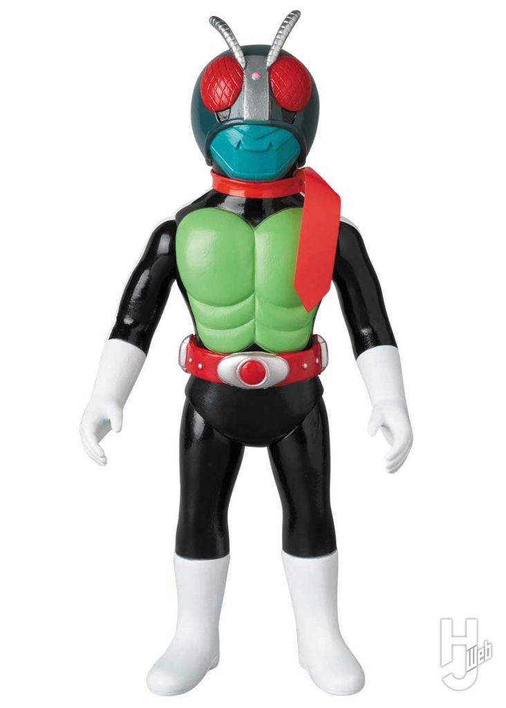 原作版仮面ライダーのソフビフィギュアの画像