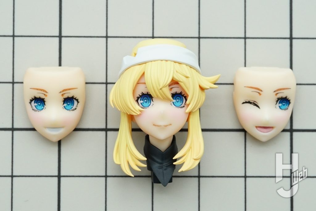 ブリジットのプラモデルフェイスパーツの製作の画像その1