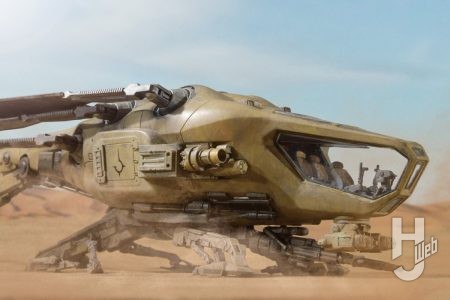 映画『DUNE/砂の惑星』ハルコンネン オーニソプターをキットレビュー!コックピットのディテールアップに加え、ウェザリングで過酷な砂の惑星の雰囲気を再現!