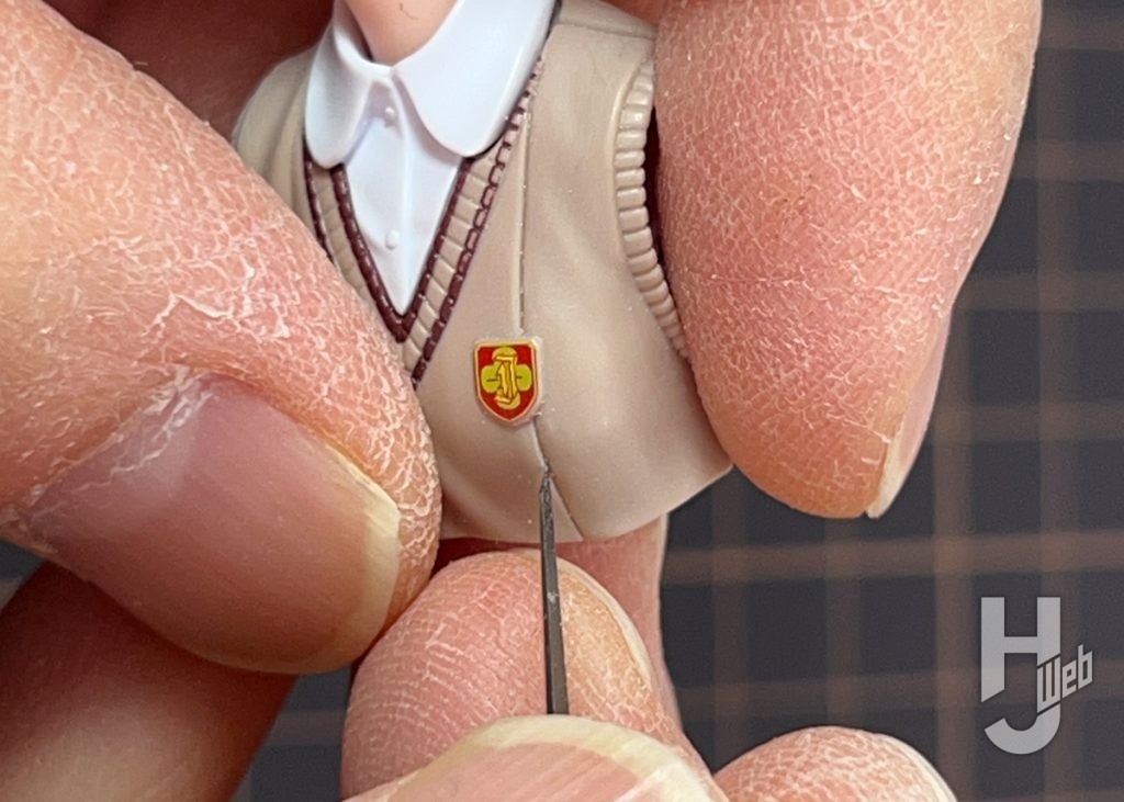 御坂美琴のプラモデルの製作の画像その10
