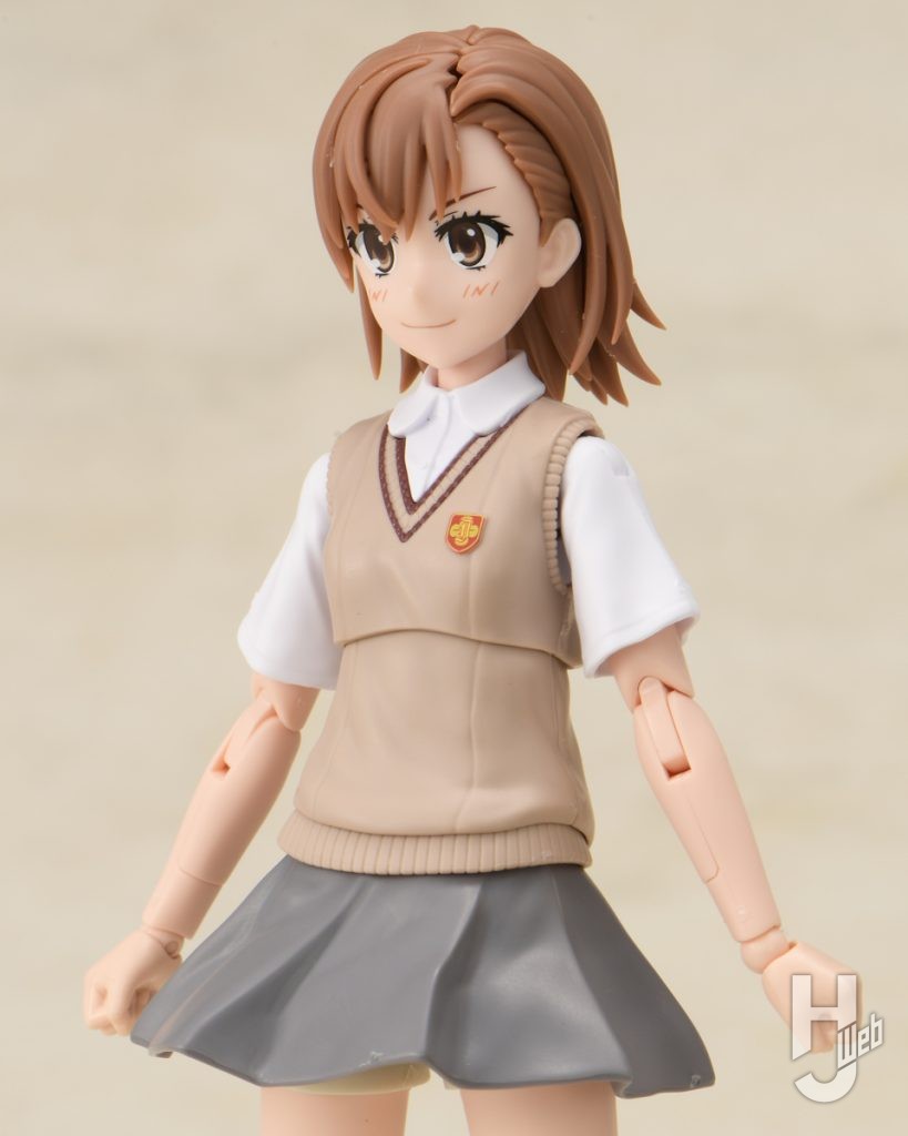 御坂美琴のプラモデルのパーツ処理前の画像その2
