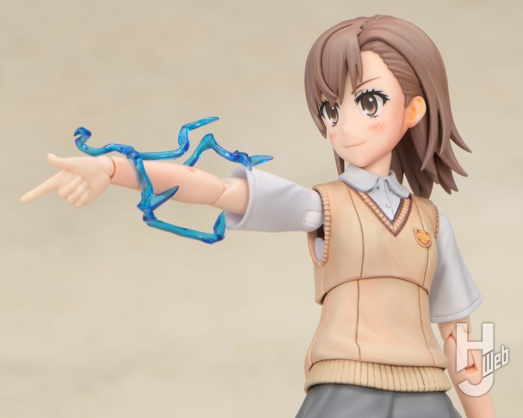 御坂美琴のプラモデルのアップ画像その2