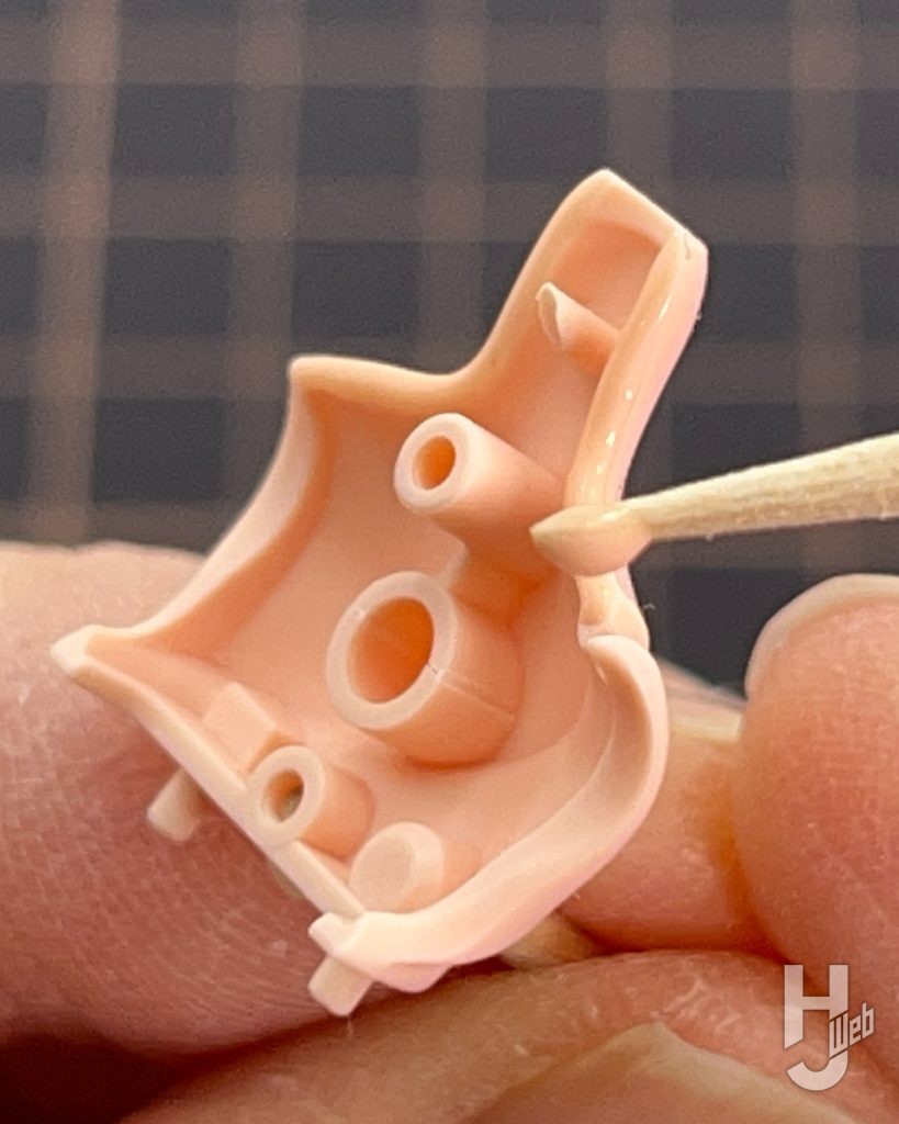 御坂美琴のプラモデルの製作の画像その12